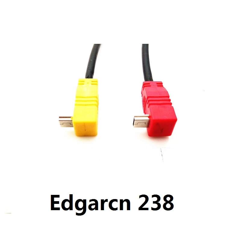 90 Degree Mini USB Male Over Molding Cable Assembly