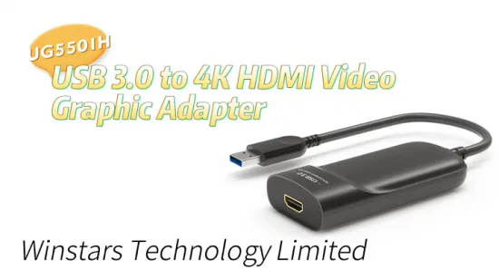 Adaptador gráfico de vídeo USB 3.0 para 4K HDMI