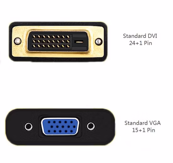 Adaptador banhado a ouro fêmea 24 + 1 DVI para HDMI