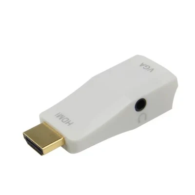 Adaptador HDMI para Mini VGA + Conversor de Áudio