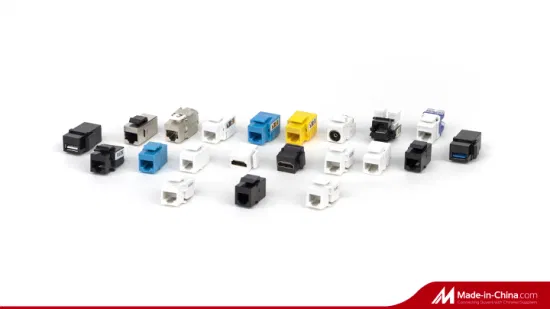 STP de alta qualidade blindado sem ferramentas RJ45 Cat7/CAT6A AMP Keystone Jack